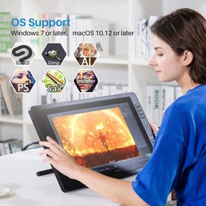 HUION-monitor de dibujo digital <span class=keywords><strong>kamvas</strong></span> pro <span class=keywords><strong>20</strong></span> LCD, tableta gráfica con bolígrafo - Product Image 1