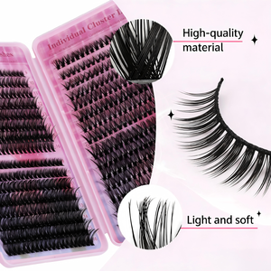 Kits de Pestañas Postizas Ultra Gruesas C D DD Hechas a Mano y Personalizables al por Mayor, con Material Plástico, 12 Filas, Logotipo y Empaque Personalizados - Product Image 4