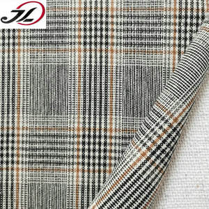 RTS stokta yeni moda ipliği boyalı kontrol tüvit yünlü kumaş takım elbise için - Product Image 6