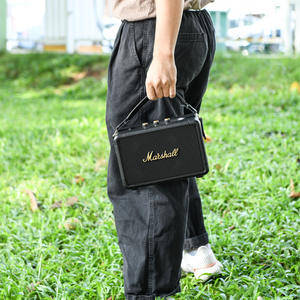 Sangle de transport portable pour haut-parleur, adaptée aux accessoires de haut-parleur Marshall <span class=keywords><strong>Kilburn</strong></span> II/Stockwell II, sangle d'épaule portable en PU - Product Image 3