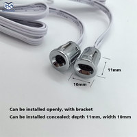 Guangshuo Kabinet Pintar Dua Pintu/Panel Dinding Saklar Sensor Tubuh Manusia Kontrol Induktor DC12-24V Jarak Deteksi 2-4m Nilai IP21