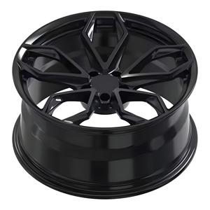 Ruedas <span class=keywords><strong>Corvette</strong></span> de bronce satinado de VS-5RS forjadas personalizadas 18-20 pulgadas 5x112 5x114,3 5x120 40mm Offset para C6 C8 Z06 C7 Stingray Z51 <span class=keywords><strong>ZR1</strong></span> - Product Image 2