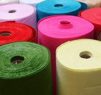 Tissu feutre non tissé perforé à l'aiguille de 1mm/2mm/3mm/4mm/5mm d'épaisseur en gros d'usine