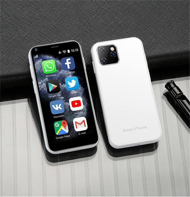 SOYES XS11 Super Mini Smartphone Android 1GB RAM 8GB ROM 2.4'' Quad Core Play Store 3G Cute Small Celular Mobile Phone