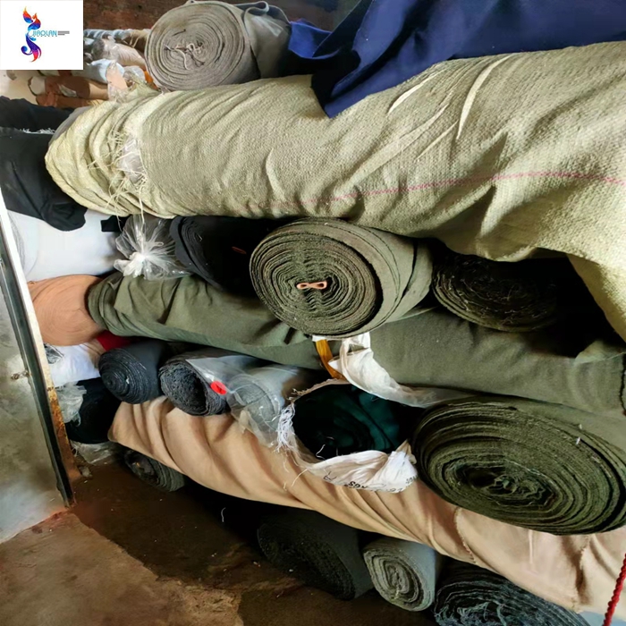 Shaoxing stocklot Зимняя шерстяная полиэфирная шерстяная окрашенная ткань melton