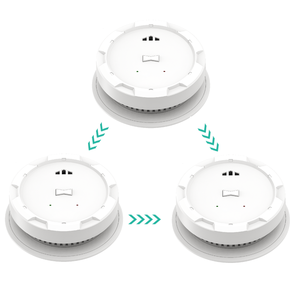 Detectores de Seguridad Fotoeléctricos ABS Resistentes al Fuego para Casas Unifamiliares, Viviendas Multifamiliares, Hoteles, Propiedades de Alquiler, Dormitorios - Product Image 1