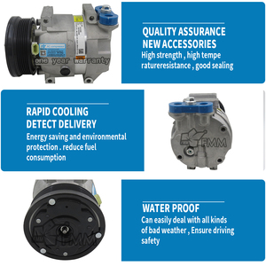 New 12V điều hòa không khí xe máy nén V5 Tương thích với Chevrolet Aveo 25189145 714978 351273361 - Product Image 6