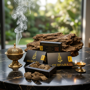 Sanai Asghab 100g Bois d'Oud, sélection naturelle d'agarwood avec des notes terreuses douces pour la combustion du bakhoor, occasions spéciales - Product Image 2