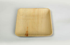 Plato Cuadrado de Hoja de Areca de 7 Pulgadas, Platos Desechables Ecológicos de Hoja de Palma, Vajilla Biodegradable para Fiestas, Catering y Restaurantes - Product Image 2