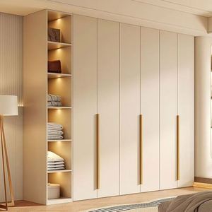 Fabricante de China Venta directa Muebles de dormitorio de alta calidad Almacenamiento de ropa Armario de madera maciza para dormitorio - Product Image 5