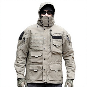 เสื้อแจ็คเก็ตกันน้ำสำหรับกิจกรรมกลางแจ้ง Beetle Mark 5 Tactical Trench Coat รุ่นปกติ ความยาวปกติ ผลิตจากไนลอนสำหรับฤดูใบไม้ร่วง พร้อมปกตั้งและซิปปิด - Product Image 2