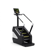 Monte-escaliers Électrique Commercial Robuste en Métal, Appareil de Cardio-training pour Salle de Sport, Non Pliable, Emballage en Bois