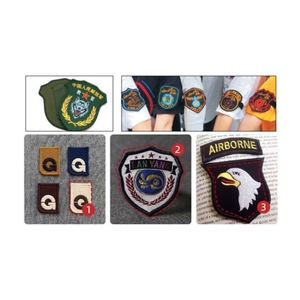 BT-30 armband huy hiệu hemming Máy biểu tượng overedging máy may cho các trường học đồng phục - Product Image 2