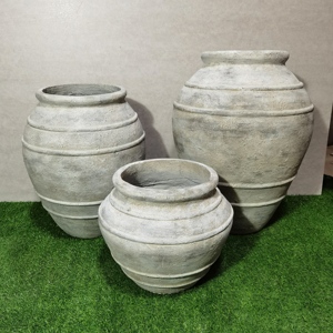 Nouveau design 2026 : Jardinières en poterie artisanale antique, pots en béton et ciment pour extérieur, jardinières décoratives pour jardin et maison, boîtes à fleurs, emballage inclus. - Product Image 5