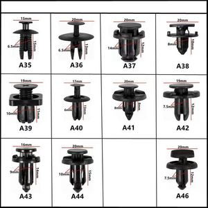 Universal <b>Car</b> Bumper Mudguard Expansion Screw <b>Clips</b> Fasteners For Repair Plastic Auto Parts - Product Image 5