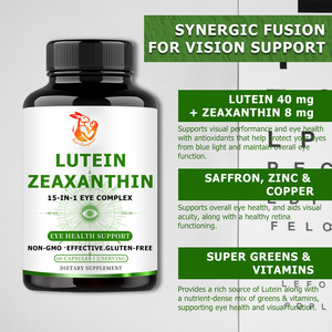 Complément alimentaire pour la santé oculaire : Capsules de Lutéine et de Zéaxanthine avec Vitamine C pour soutenir la clarté et le confort visuel à long terme - Product Image 5