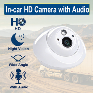 Caméra Dôme <span class=keywords><strong>Professionnelle</strong></span> AHD 1080P pour Véhicule avec Microphone Intégré, Grand Angle de 150 Degrés, Moniteur IP pour Voiture Commerciale OEM/ODM - Product Image 1