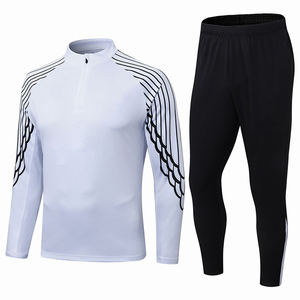 2526 Autumn Winter Long Sleeve Soccer Tracksuit for Men and Kids <strong>MBAPPE</strong> BENZEMA RONALDO <strong>Football</strong> Training Suit Sports Wear <strong>Kit</strong> - Product Image 3