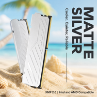 Kingbank Silver Knight DDR4 3200MHz 32GB Kit 16GB*2 CX A-die XMP 2.0 Mémoire RAM de jeu pour ordinateur de bureau en stock