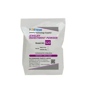 Yali S20 jewelry casting powder white pure investment powder for copper& silver