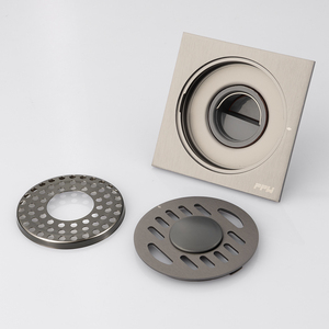 Ppw hiện đại thép không gỉ vuông phòng tắm sàn drainer máy giặt cống Grate lọc chống ăn mòn mùi bằng chứng - Product Image 2