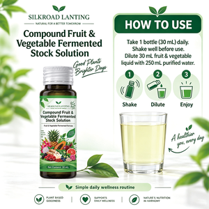Bebida de Jugo de Frutas y Vegetales Fermentados, Botellas de 30 ml, a Base de Plantas, Apoyo Digestivo, Bebida Diaria para el Bienestar, Paquete de 6 - Product Image 4