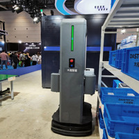 CTU AMR de haute précision |   Robot de manutention de conteneurs à navigation sans marqueurs Laser Slam |   Châssis omnidirectionnel avec accueil au niveau du millimètre