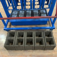 Machine manuelle de fabrication de briques en béton non motorisée, à deux phases, sans cuisson, pour blocs creux en ciment, haute efficacité