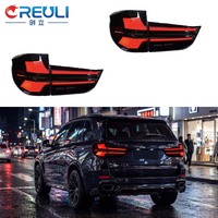Luces Traseras LED Secuenciales Dinámicas CREULI, Nuevo Estilo Ahumado, Plug and Play, Luz de Freno Trasera para BMW X5 F15 14-18