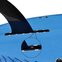 Vis de fixation en acier inoxydable pour aileron simple de planche de surf de haute qualité
