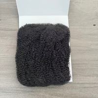 Extension de cheveux synthétiques haute température, 12 pouces, bouclés crépus, style Marley, avec trame simple
