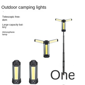 Lanterna da Campeggio LED Pieghevole e Regolabile in Altezza, Luce da Lavoro con Treppiede Telescopico per Esterni - Product Image 4