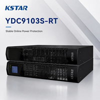Kstar YDC9103S-RT 3000VA/2700W Onduleur UPS en rack avec avertissement de surchauffe, mode de fonctionnement ECO, fonction de démarrage CC, pour l'énergie