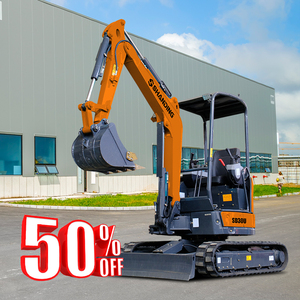 Harga rendah ekskavator Mini EPA yanmar mesin Kubota 3.5 Ton Crawler mikro penggali 1 Ton 2 Ton penggali kecil Pertanian - Product Image 5
