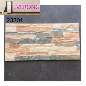 Carrelage mural extérieur en porcelaine verte décorative 300x600, technique mosaïque, style européen, prix usine pour l'extérieur de la maison - Product Image 2
