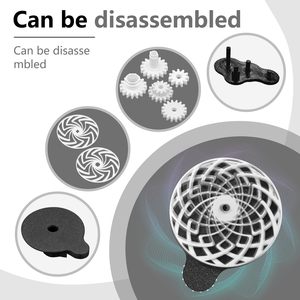 Juguete Antiestrés Fidget Spinner, Herramienta de Alivio de la Ansiedad de Plástico Ecológico para Adultos y Niños, Portátil para Oficina, Escritorio, Aula y Fiestas - Product Image 4