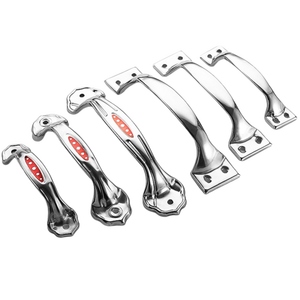 Simple Durable Surface-Mounted Stainless Steel Handles-Hollow Pulls for Kitchen &amp; Bedroom Drawer Cabinet <strong>Doors</strong> (Antirust) - Product Image 1