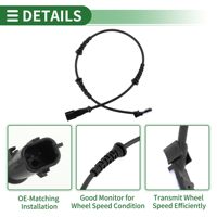 Capteur de vitesse ABS BST pour Renault Clio Euro/Logan/Sandero 2004-2021 Système de freinage antiblocage Nouveau No.0265008922/479101292R