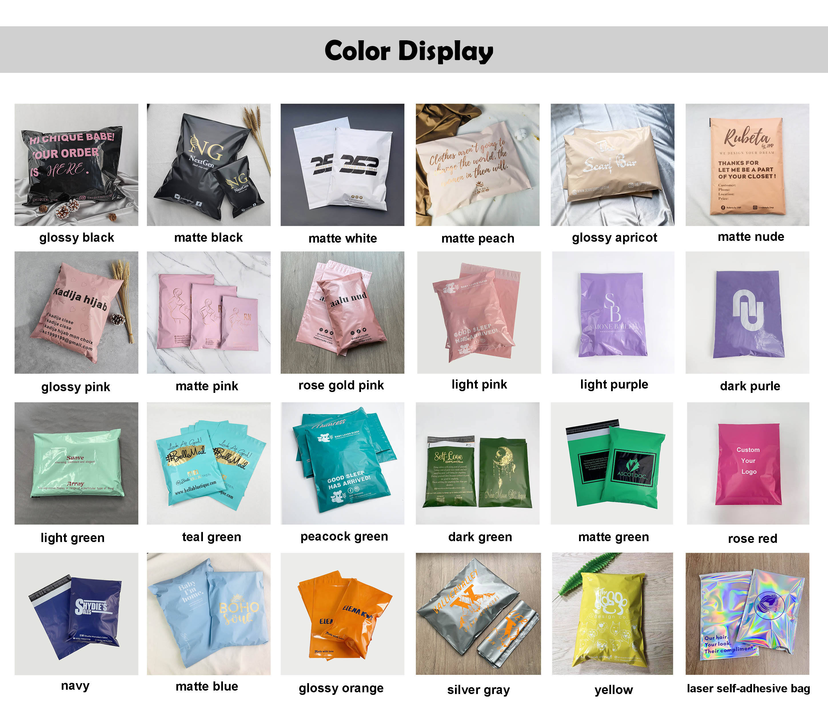 More stock colors pls contact us