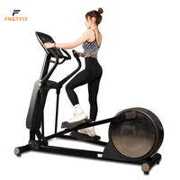 Firstfit FF-0099-A Appareil de fitness commercial Cross Trainer Stepper avec écran LCD, en acier et ABS, capacité de charge 150 kg