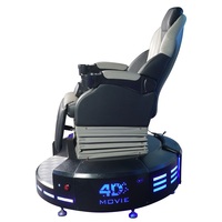 Siège de cinéma VR avec logo personnalisé 5D en cuir de luxe Siège de cinéma pour le musée des sciences et de la technologie