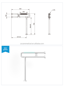 Maniglia di Sicurezza <span class=keywords><strong>per</strong></span> WC in TPE Antiscivolo, Temperatura Costante, Design Moderno - Product Image 5