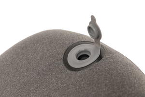 Comfortable Fabric Half-moon Shape air Filled Inflatable Neck Outdoor Camping <strong>Pillow</strong> - Product Image 3