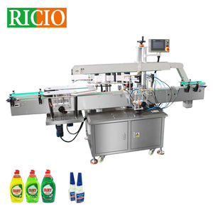 เครื่องติดฉลากขวดและกระป๋องทรงสี่เหลี่ยมแบบอัตโนมัติรุ่น RICIO Advanced Modern พร้อมหน้าจอสัมผัส ผลิตภาพสูง ใช้กับฉลากแบบติดเอง - Product Image 1