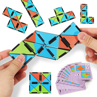 Cubo Mágico Transformable, Juguete de Rompecabezas Divertido para Adolescentes y Adultos