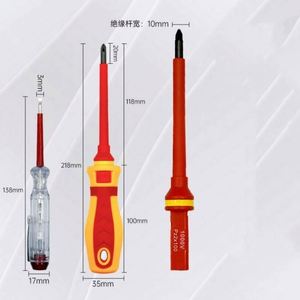 Electrician Repair Tools Kit 13pcs 1000V Changeable Insulated Multi-function <b>Screwdrivers</b> <b>Set</b> Magnetic Slotted <b>Bits</b> Portable - Product Image 6