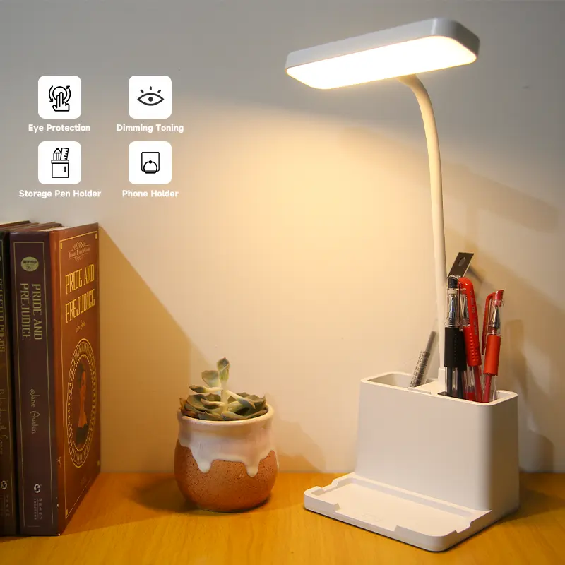Foldable Wireless Led Table Lamp Designer Led Table Lamp For Bedside Reading Room Portable Rechargeable Study Lamp For Reading