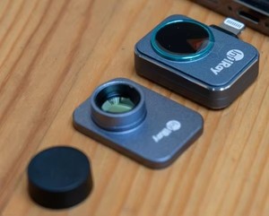 Caméra thermique InfiRay P2 Pro pour smartphone, résolution IR 256x192, sensibilité 40mK, fréquence d'images 25Hz, objectif pour inspection CVC - Product Image 1