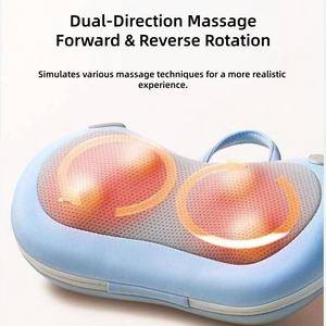 Coussin <span class=keywords><strong>de</strong></span> massage léger bidirectionnel à 8 têtes, rechargeable, intensité réglable, mousse haute résilience, pour le dos et le corps entier - Product Image 2