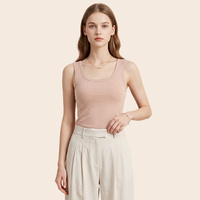 Camisole d'hiver sans couture une pièce pour femme, coupe ajustée, maintien fixe, lavable, thermorégulatrice, pour usage quotidien
